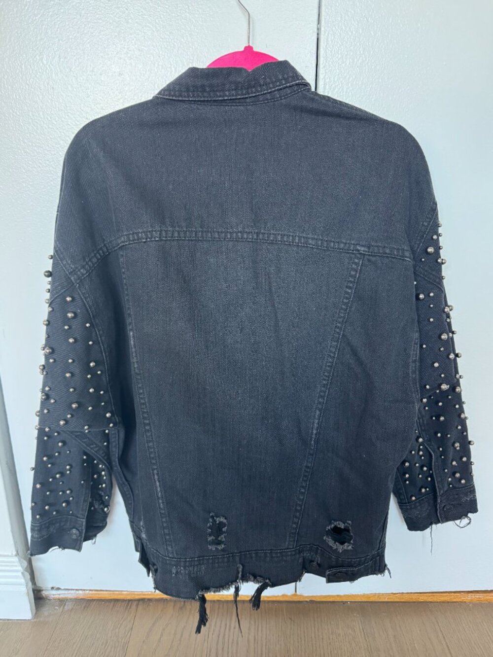 Sunset & Spring Distressed Denim Jacket - Picture 2 of 3